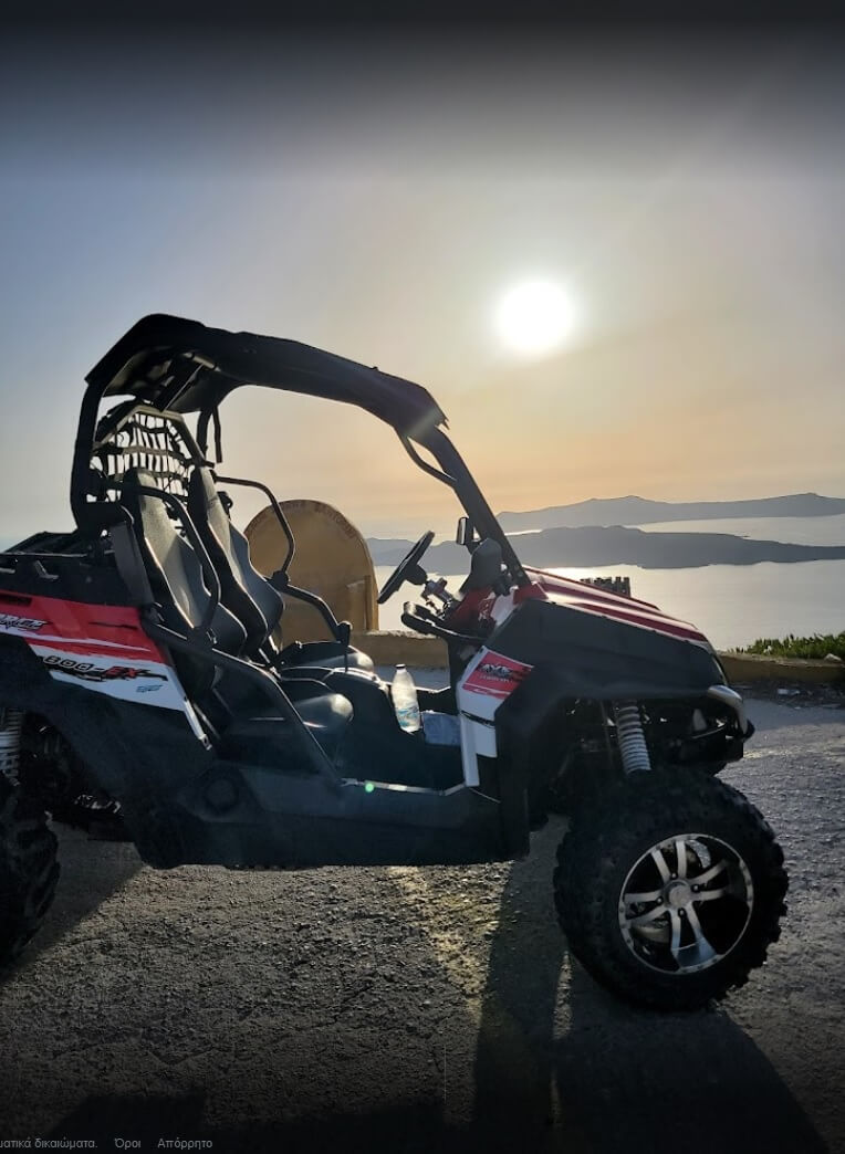 Rent a buggy in Santorini